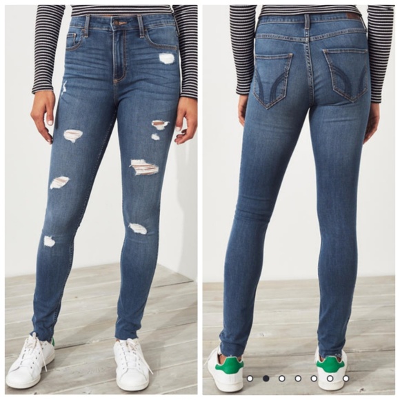 Hollister Denim - ⬇️$30 Hollister High Rise Skinny Distressed Jeans